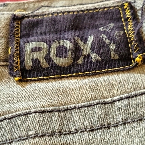 Roxy Girls  Flare Ankle Jeans, Cotton/Spandex, Size 13 - Picture 5 of 6